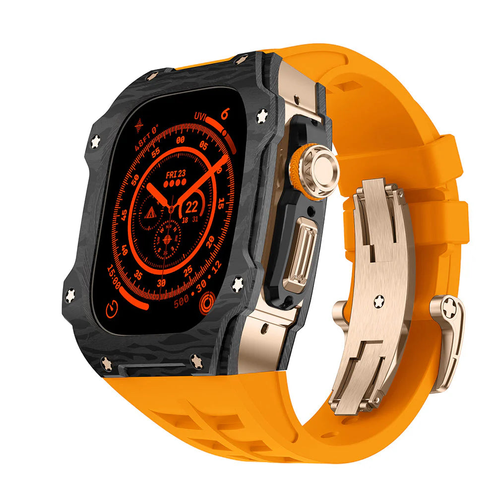 Vanguard Carbon Fiber Apple Watch Ultra - Black Case