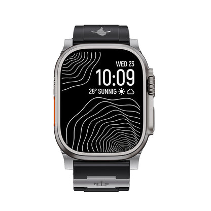 Luminous Shark FKM Rubber Strap for Apple Watch