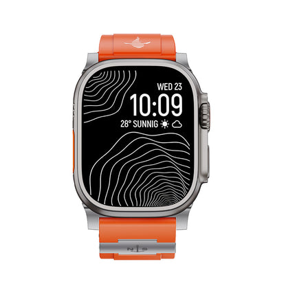 Luminous Shark FKM Rubber Strap for Apple Watch