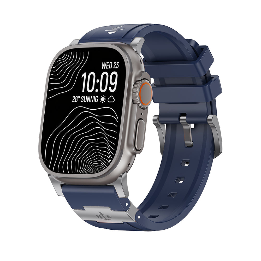 Luminous Shark FKM Rubber Strap for Apple Watch