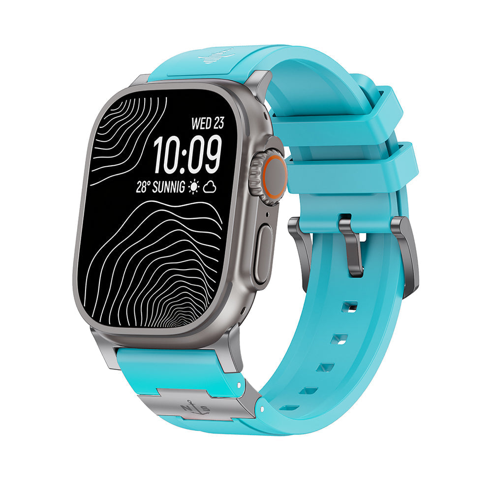 Luminous Shark FKM Rubber Strap for Apple Watch