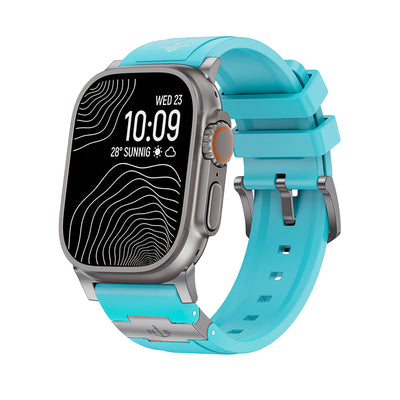 Luminous Shark FKM Rubber Strap for Apple Watch