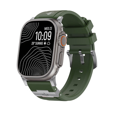 Luminous Shark FKM Rubber Strap for Apple Watch