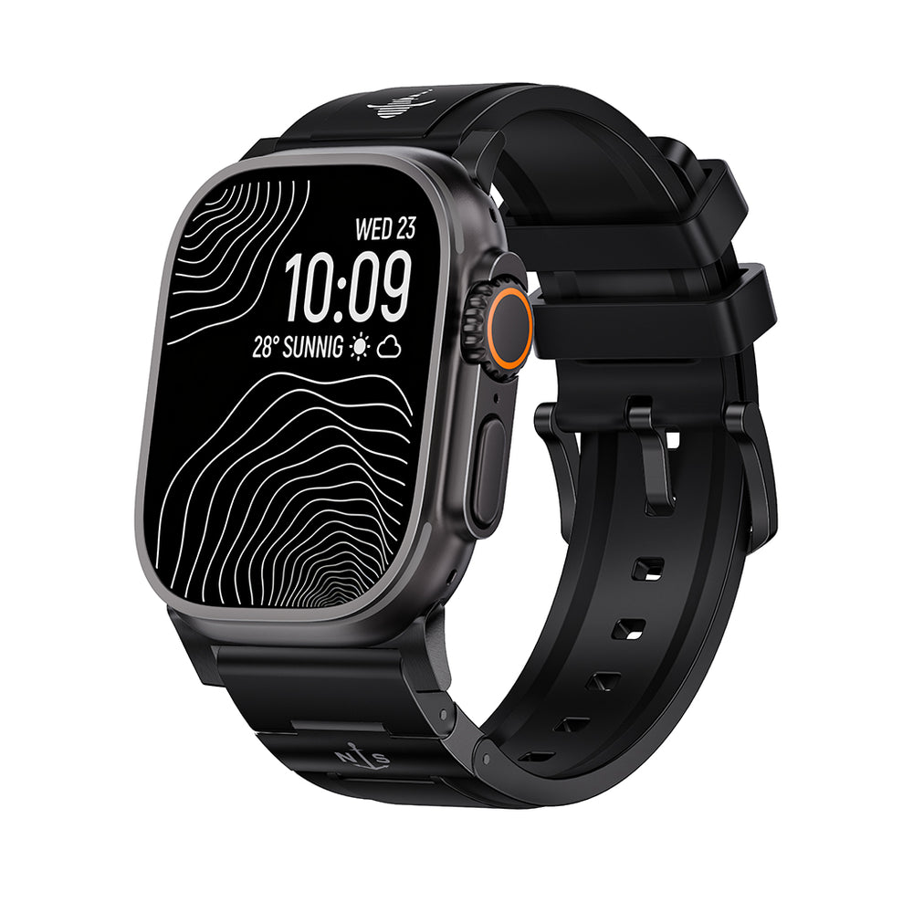 Luminous Shark FKM Rubber Strap for Apple Watch