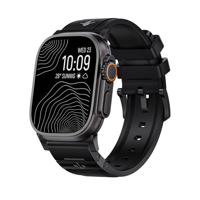 Luminous Shark FKM Rubber Strap for Apple Watch