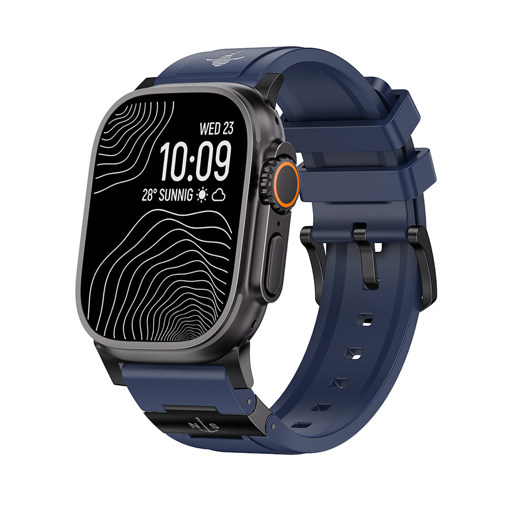 Luminous Shark FKM Rubber Strap for Apple Watch