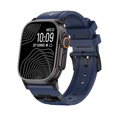 Luminous Shark FKM Rubber Strap for Apple Watch