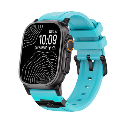 Luminous Shark FKM Rubber Strap for Apple Watch