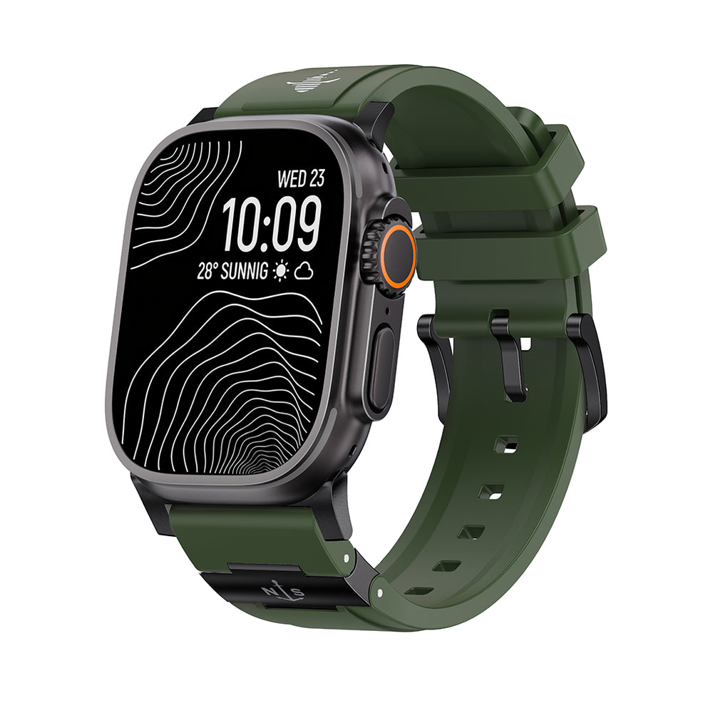 Luminous Shark FKM Rubber Strap for Apple Watch