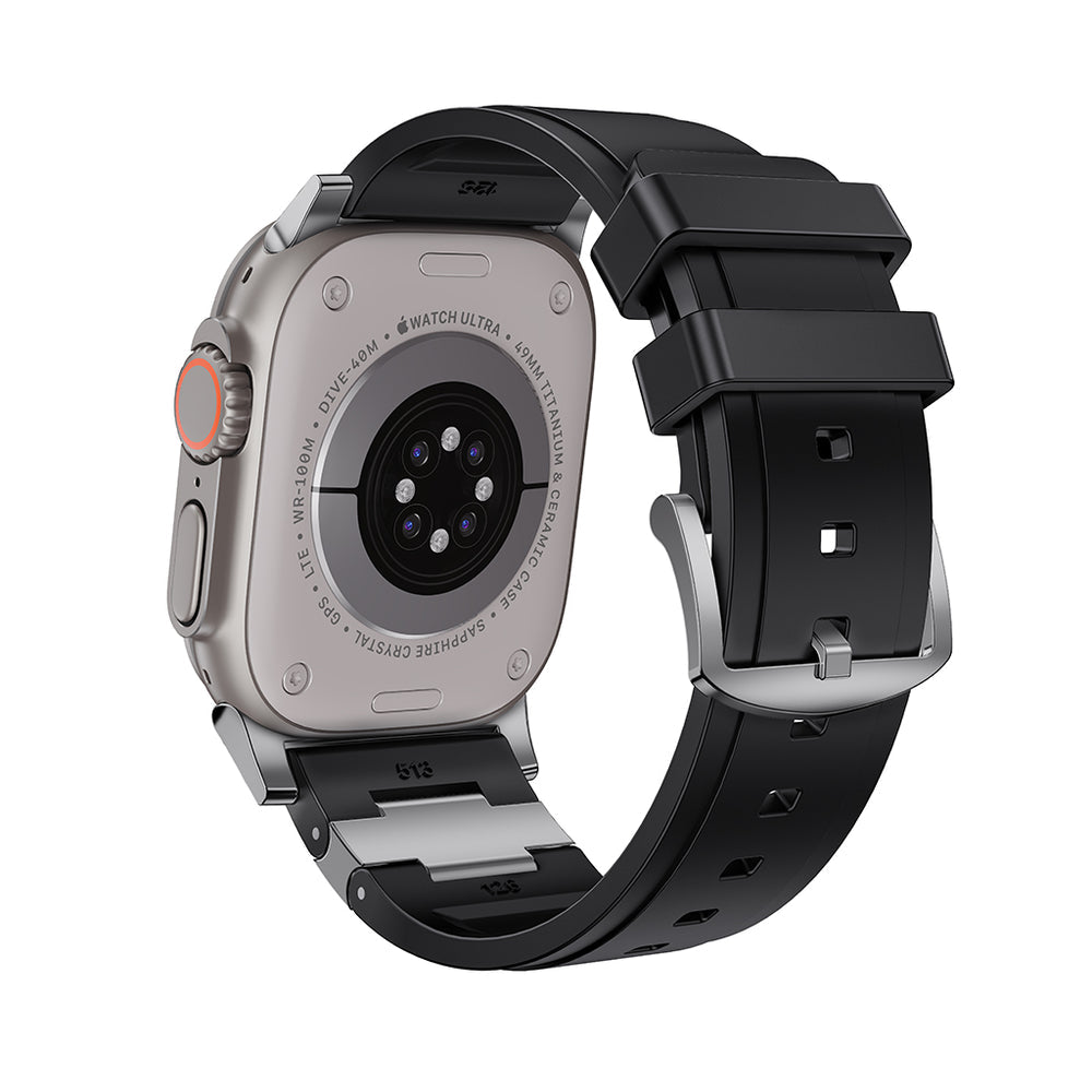 Luminous Shark FKM Rubber Strap for Apple Watch