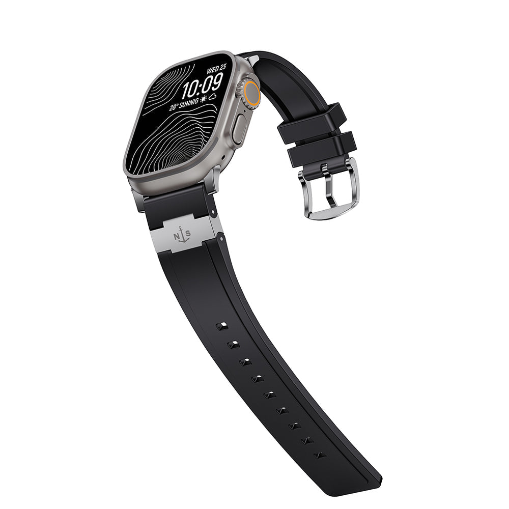 Luminous Shark FKM Rubber Strap for Apple Watch