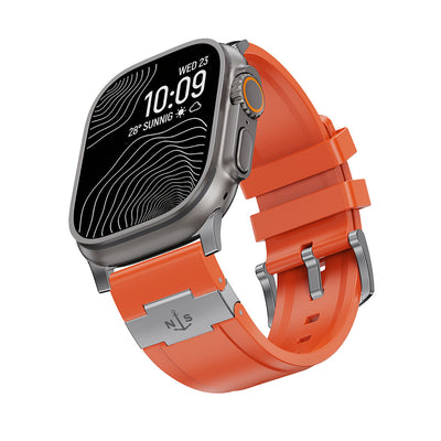 Luminous Shark FKM Rubber Strap for Apple Watch