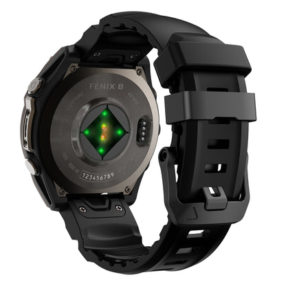 Super Titan Sport Silicone Band For Garmin Fenix 8 7 7X 6