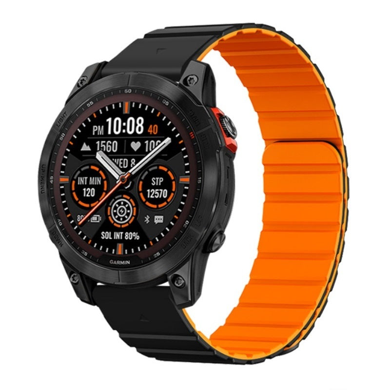 Silicone Magnetic Watch Strap For Garmin Watch