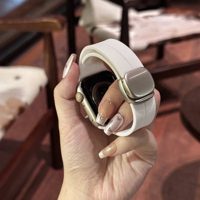 Sports Silicone Magnetic Buckle For Apple Watch