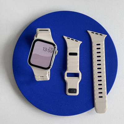 Asymmetric Ridge Design Sport Band For Apple Watch