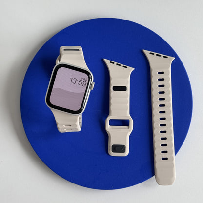 Asymmetric Ridge Design Sport Band For Apple Watch