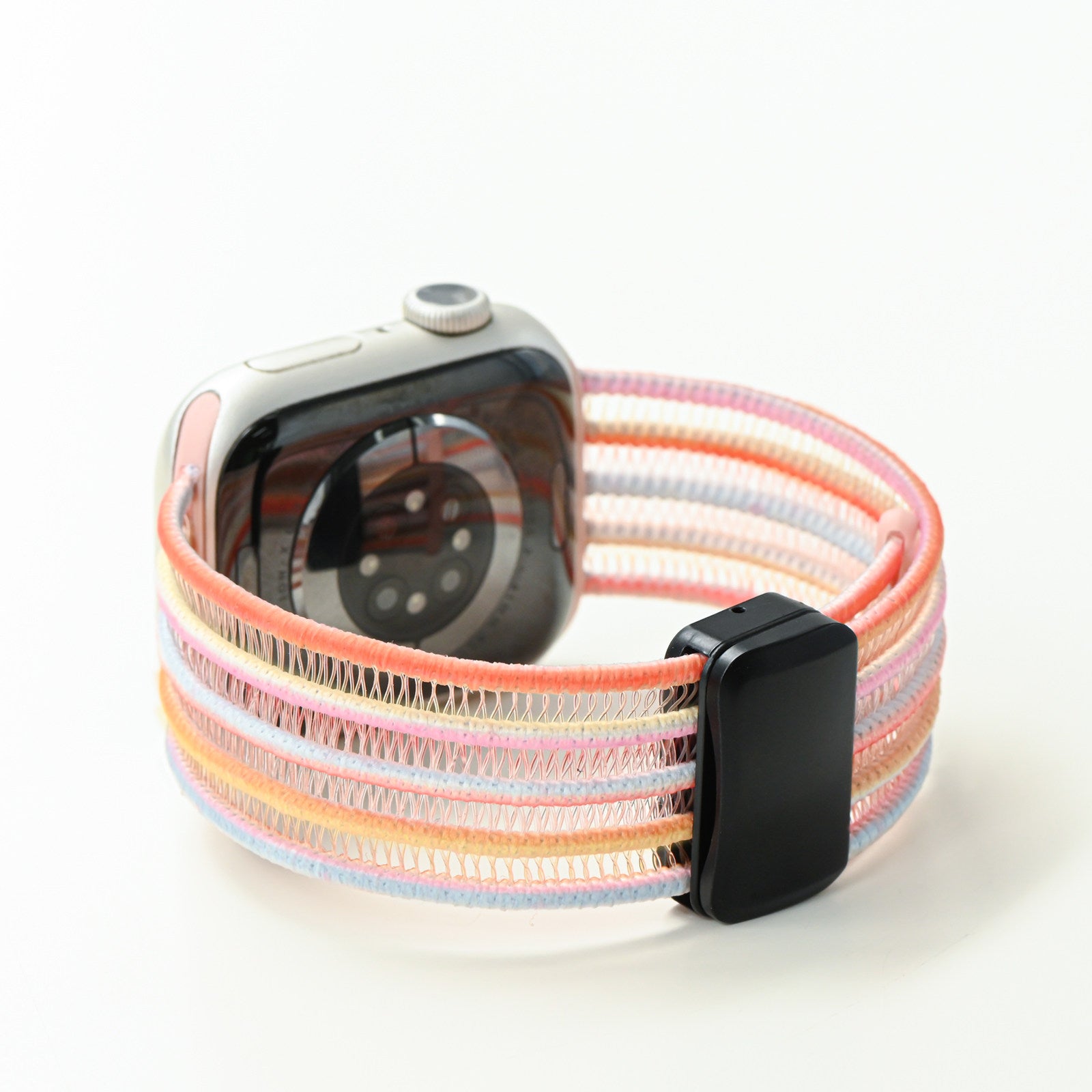 Fish Silk Mesh Breathable Magnetic Soft Strap For Apple Watch