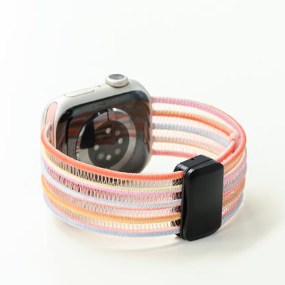 Fish Silk Mesh Breathable Magnetic Soft Strap For Apple Watch
