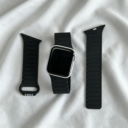 Asymmetrical Wave-Patterned Sports Strap For Apple Watch