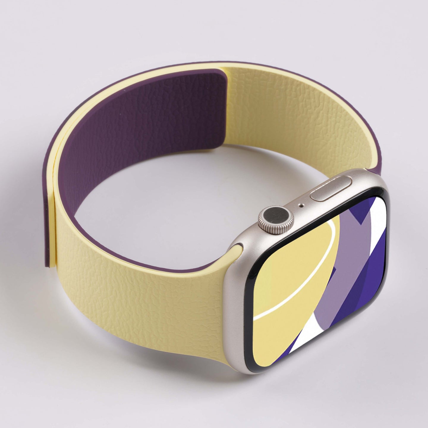 Texture Design-Magnetic Silicone Strap for Apple Watch