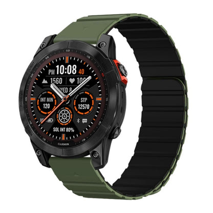 Silicone Magnetic Watch Strap For Garmin Watch