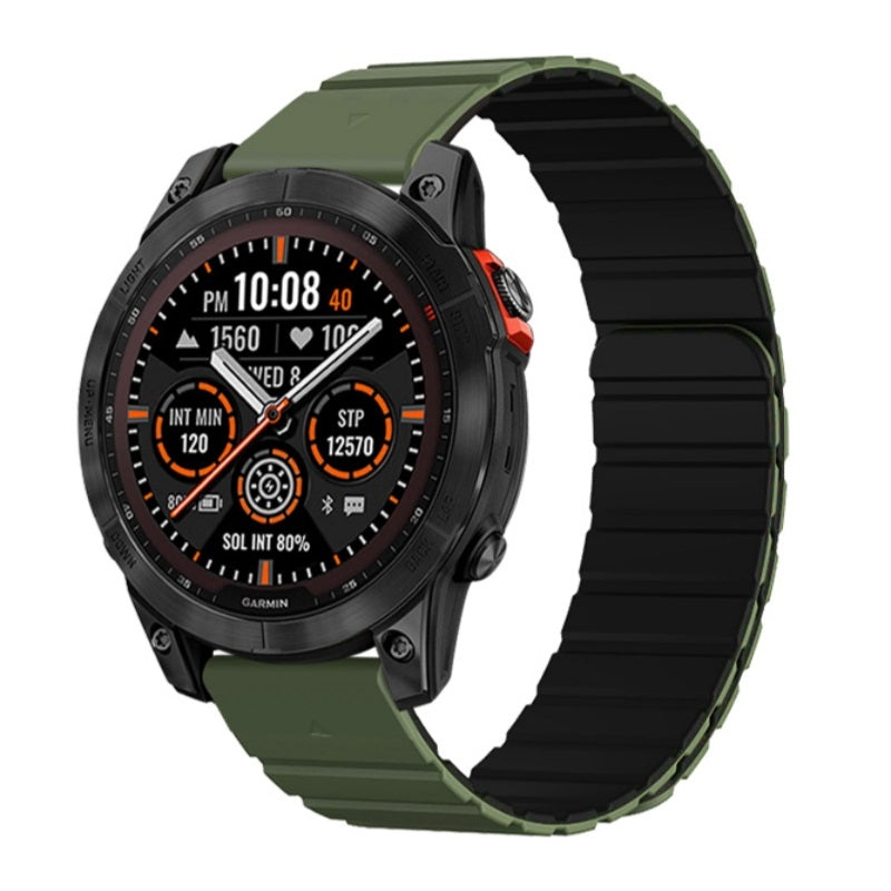 Silicone Magnetic Watch Strap For Garmin Watch