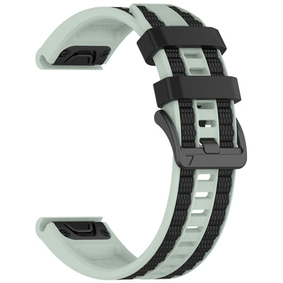 Two-tone Textured Silicone Watch Strap For Garmin