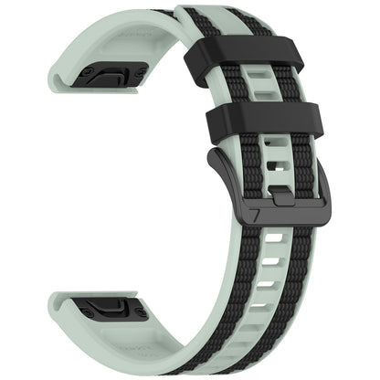 Two-tone Textured Silicone Watch Strap For Garmin