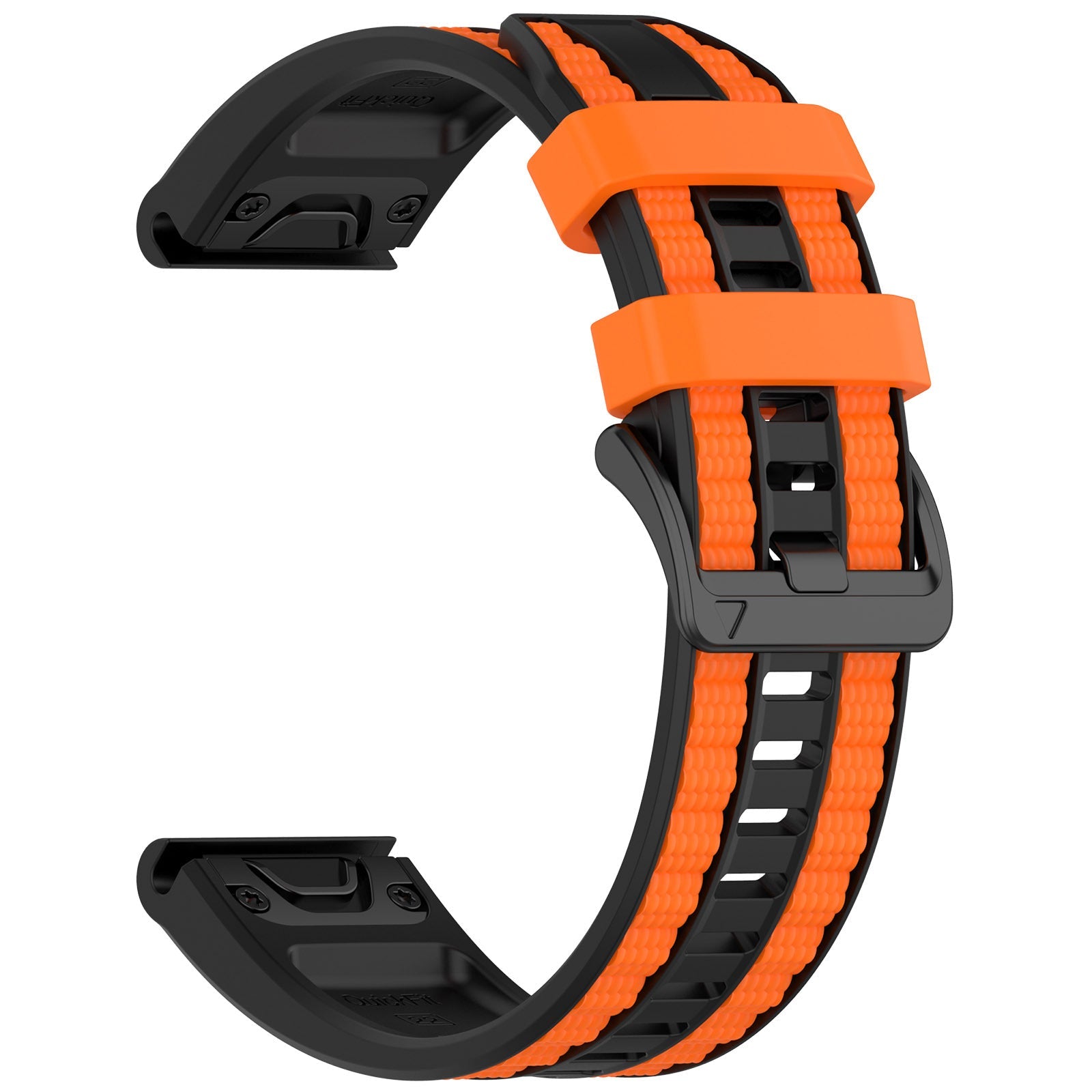 Two-tone Textured Silicone Watch Strap For Garmin
