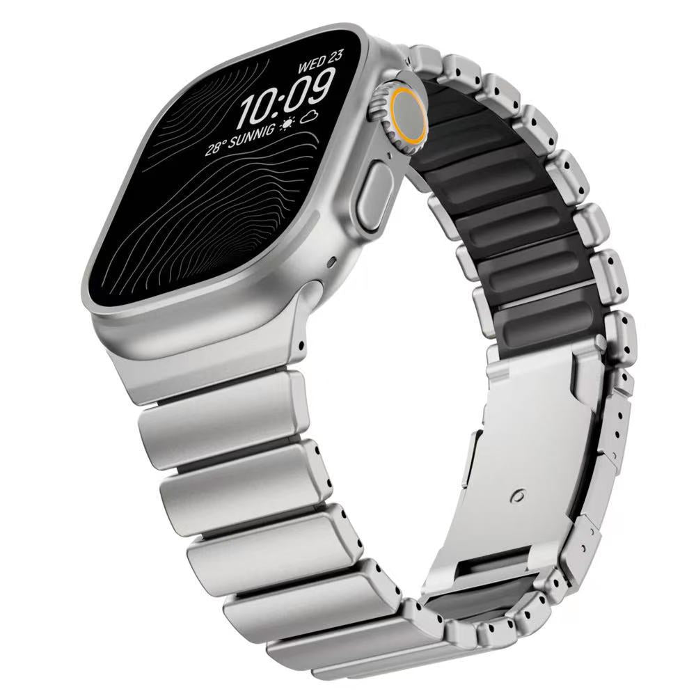 Ultra-Titanium +FKM Band Magnetic Clasp for Apple Watch