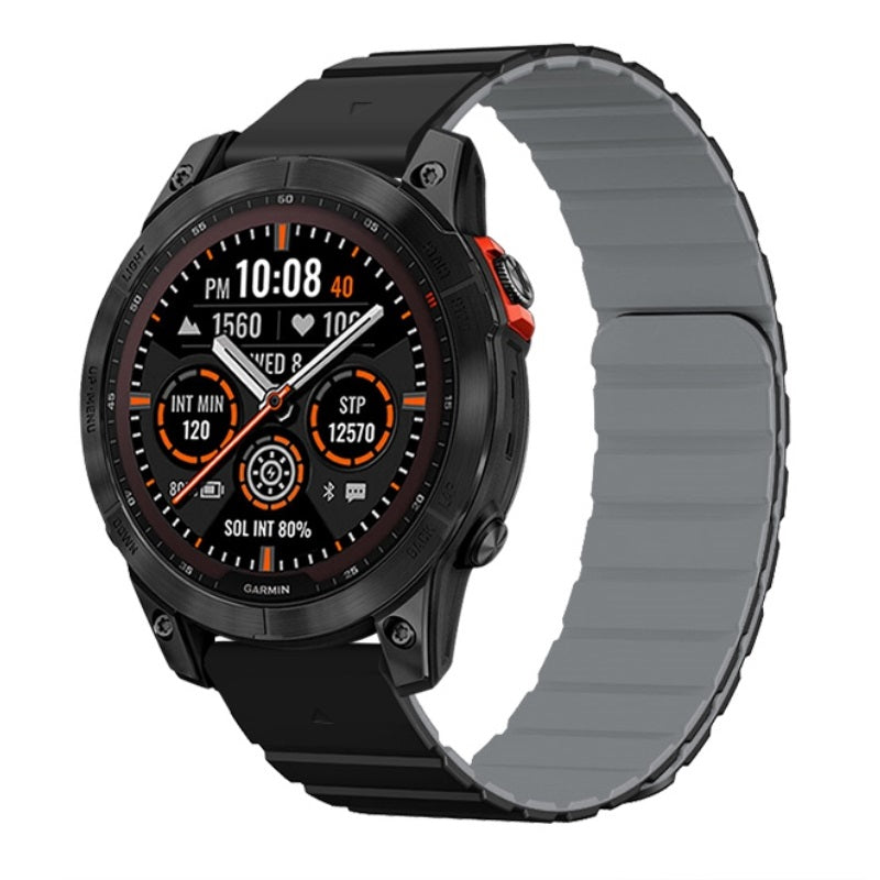 Silicone Magnetic Watch Strap For Garmin Watch
