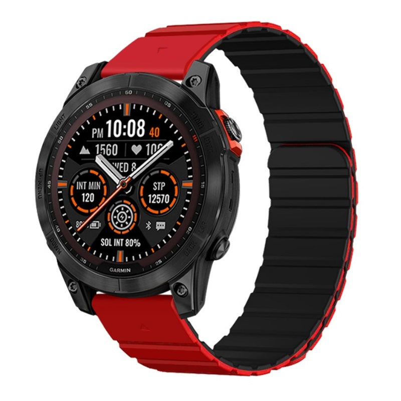 Silicone Magnetic Watch Strap For Garmin Watch