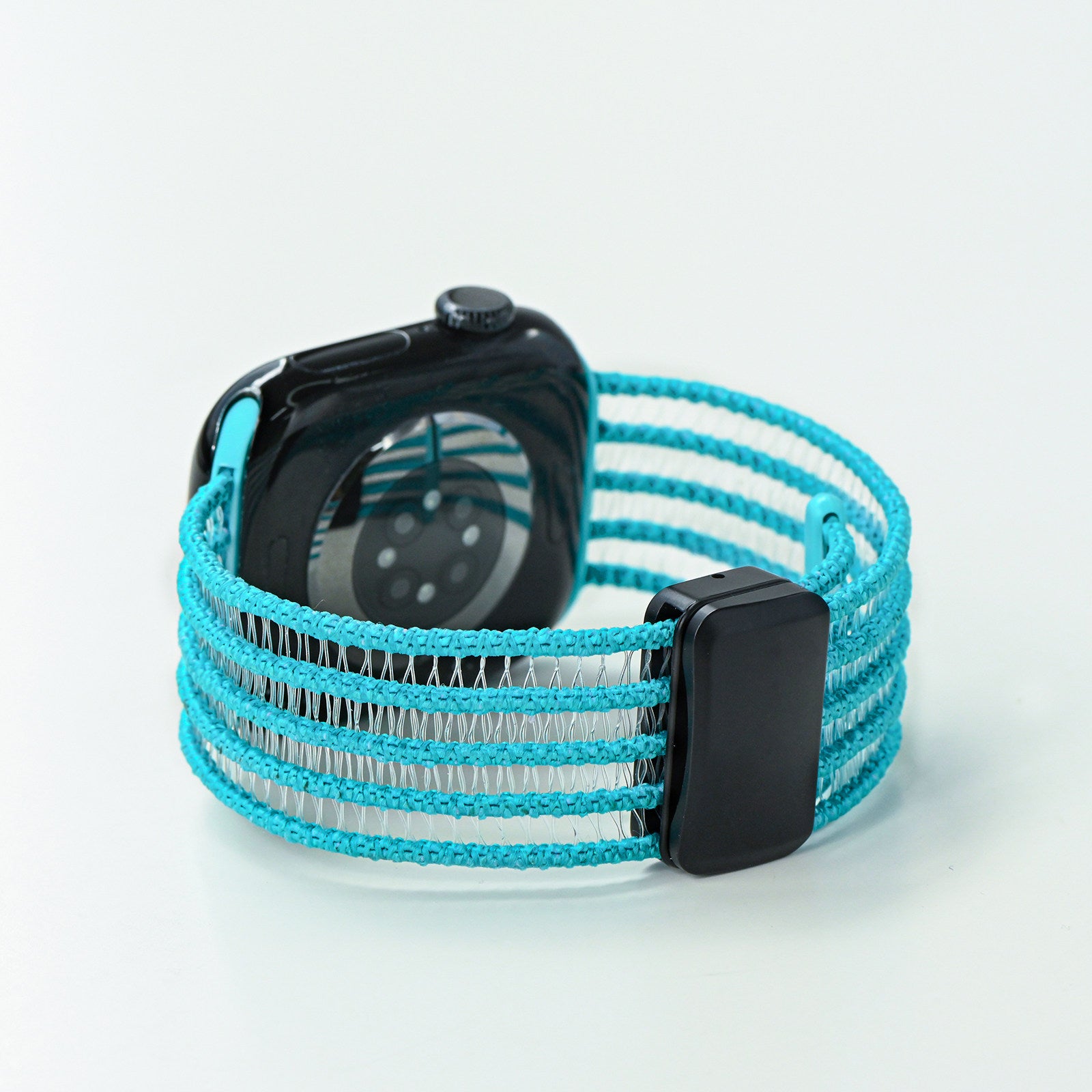 Fish Silk Mesh Breathable Magnetic Soft Strap For Apple Watch