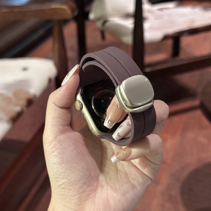 Sports Silicone Magnetic Buckle For Apple Watch