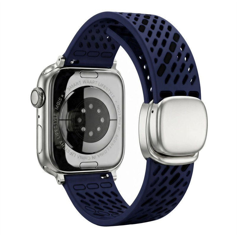 Breathable Magnetic Silicone Band for Apple Watch