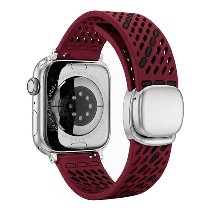 Breathable Magnetic Silicone Band for Apple Watch