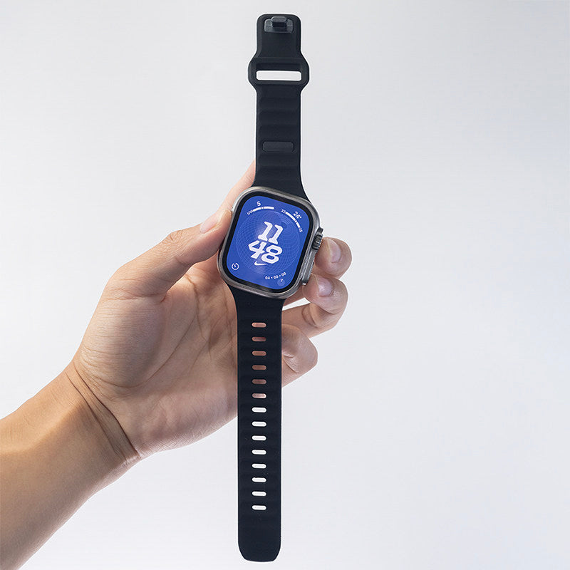 Asymmetric Ridge Design Sport Band For Apple Watch