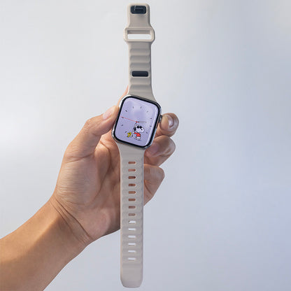 Asymmetric Ridge Design Sport Band For Apple Watch