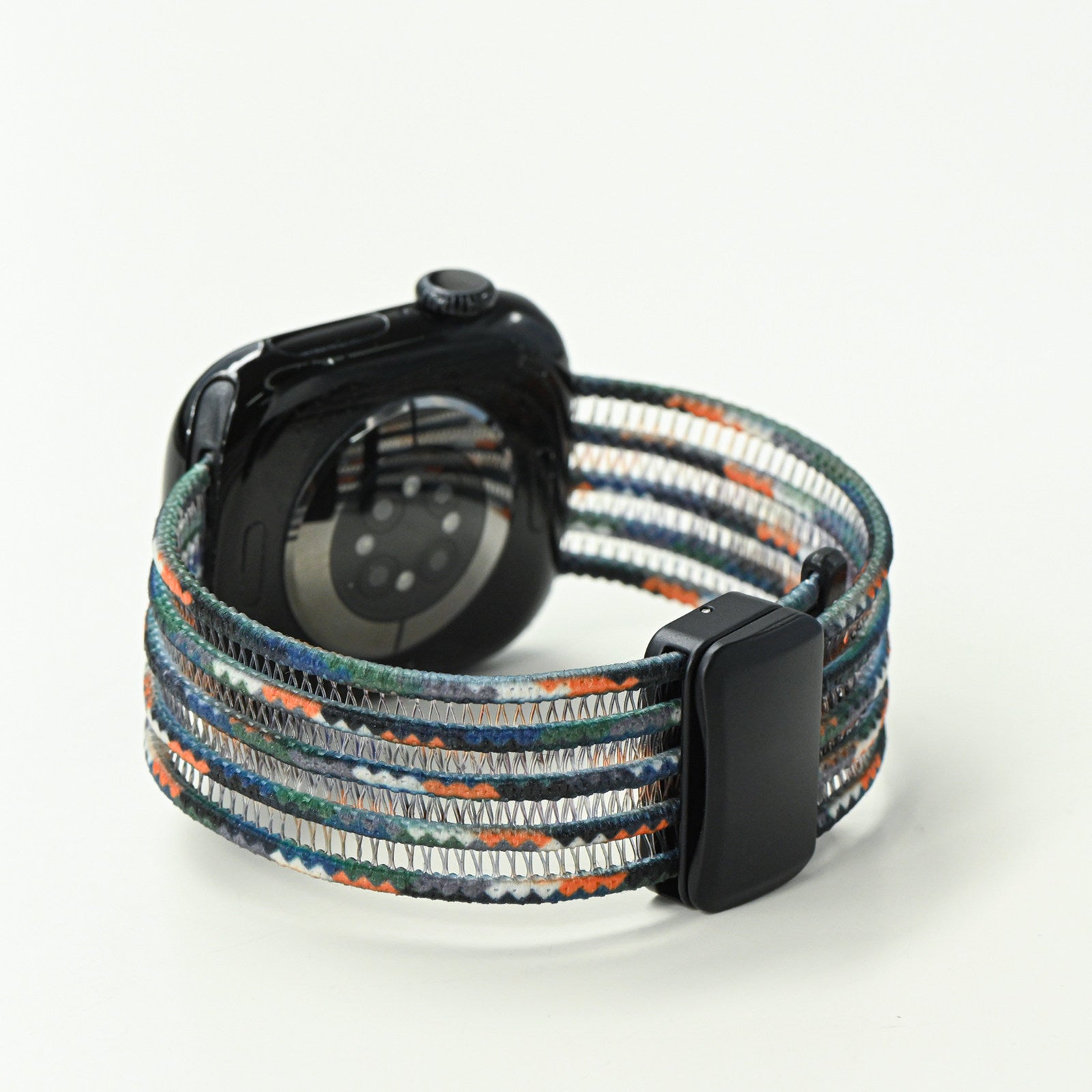 Fish Silk Mesh Breathable Magnetic Soft Strap For Apple Watch