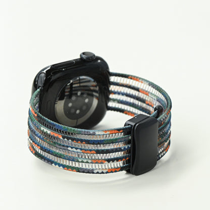 Fish Silk Mesh Breathable Magnetic Soft Strap For Apple Watch