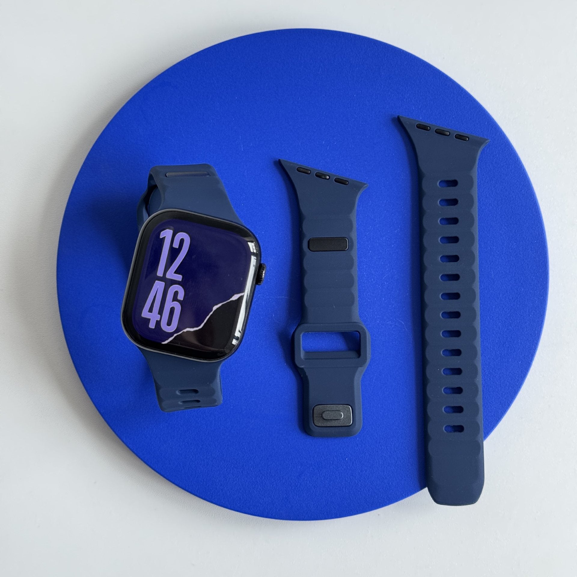 Asymmetric Ridge Design Sport Band For Apple Watch