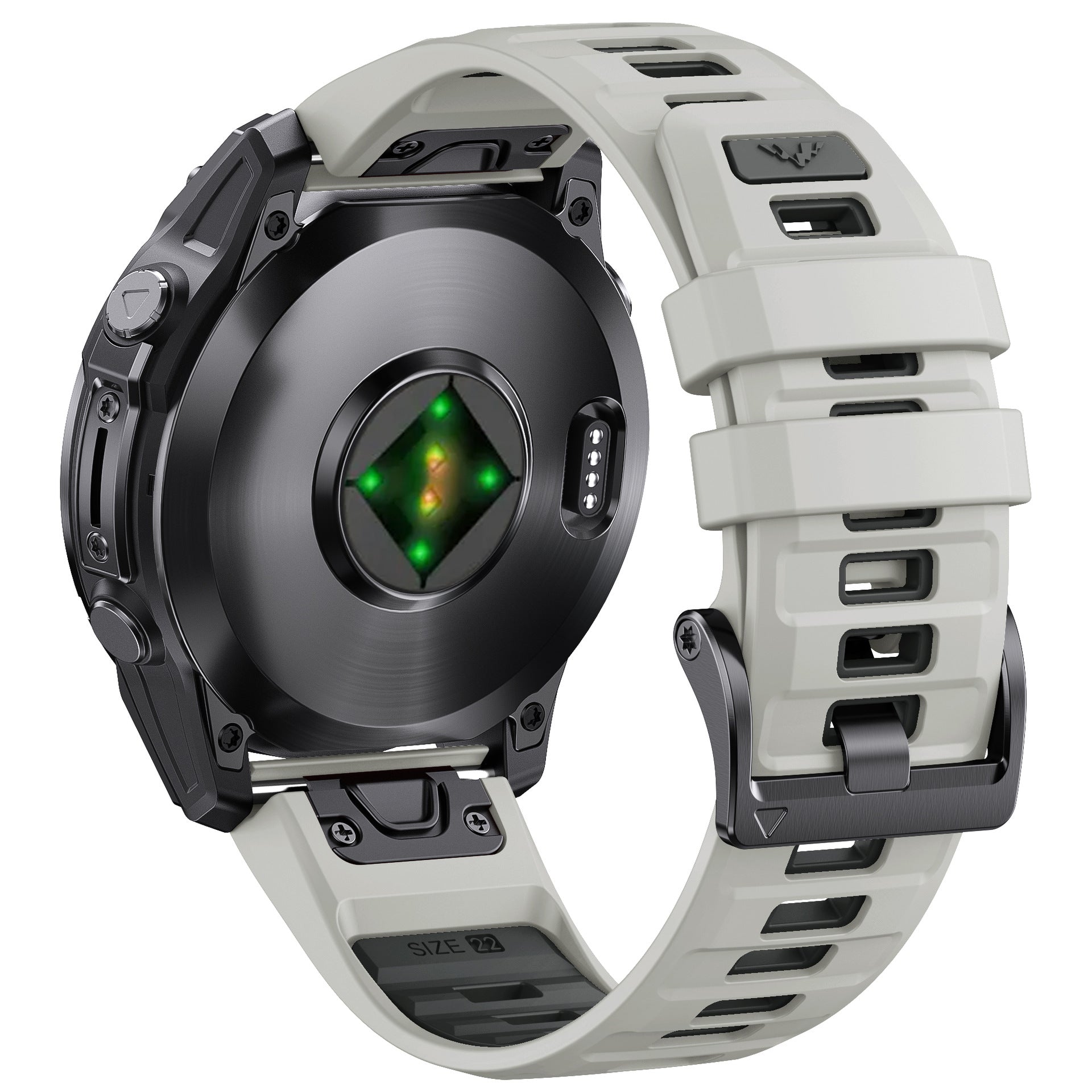 Two Tone Silicone Strap Fit For Garmin