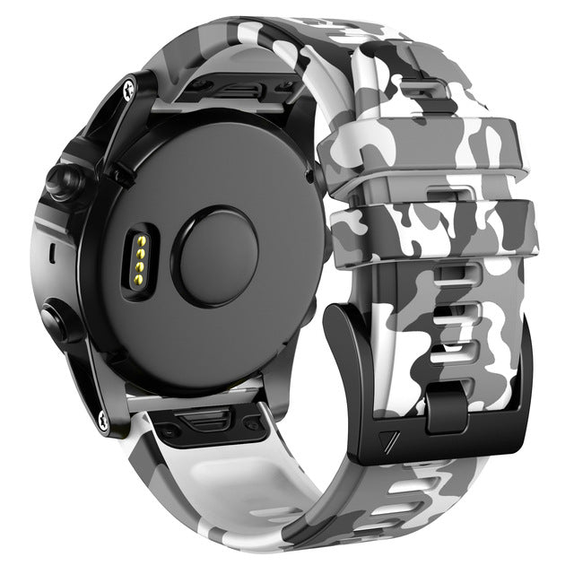 Military-Grade Camo Sport Band for Garmin