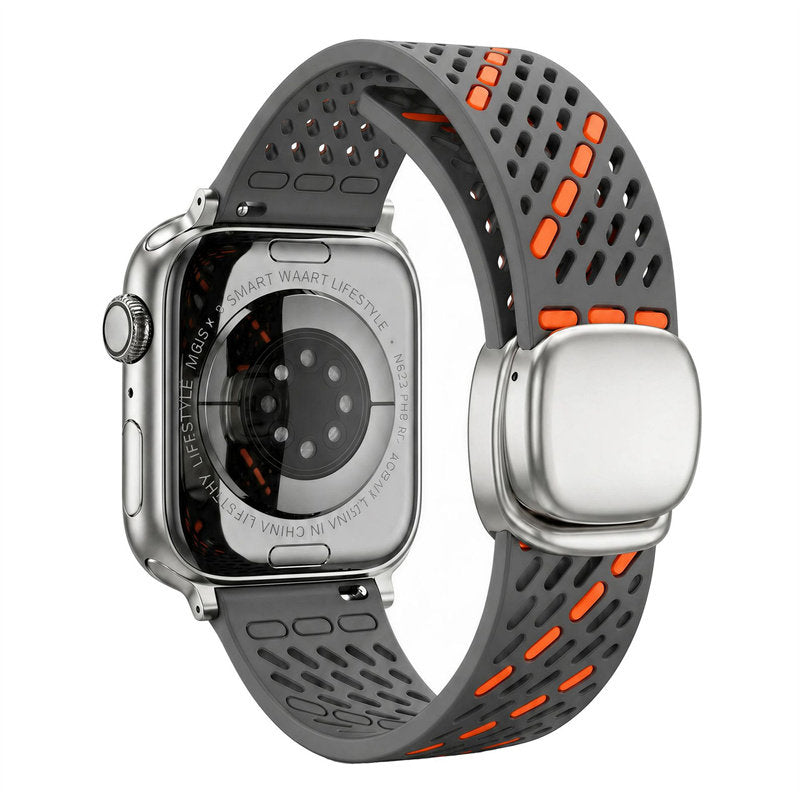 Breathable Magnetic Silicone Band for Apple Watch