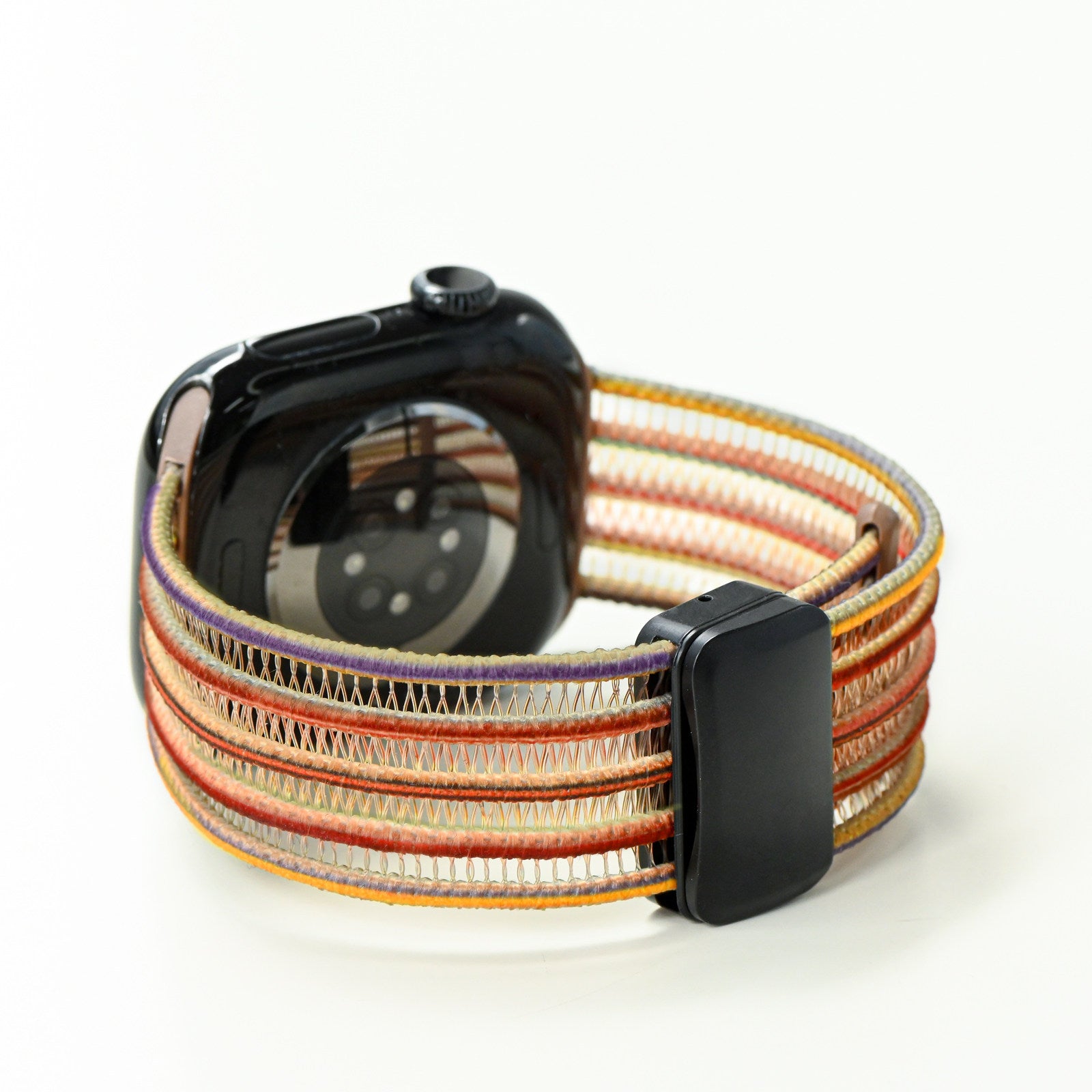 Fish Silk Mesh Breathable Magnetic Soft Strap For Apple Watch