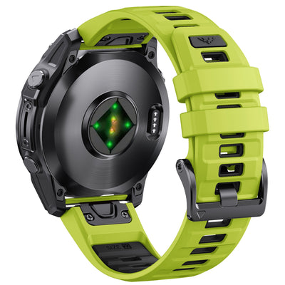 Two Tone Silicone Strap Fit For Garmin