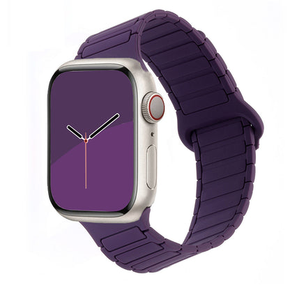 Asymmetrical Wave-Patterned Sports Strap For Apple Watch