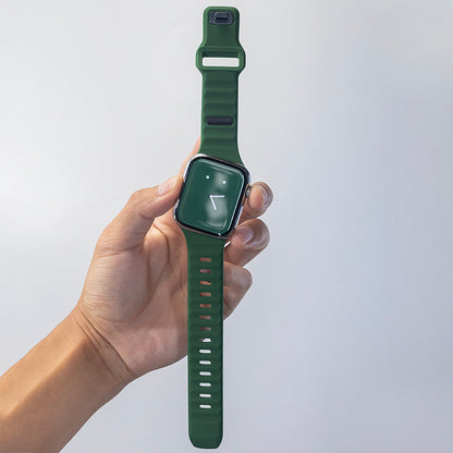 Asymmetric Ridge Design Sport Band For Apple Watch