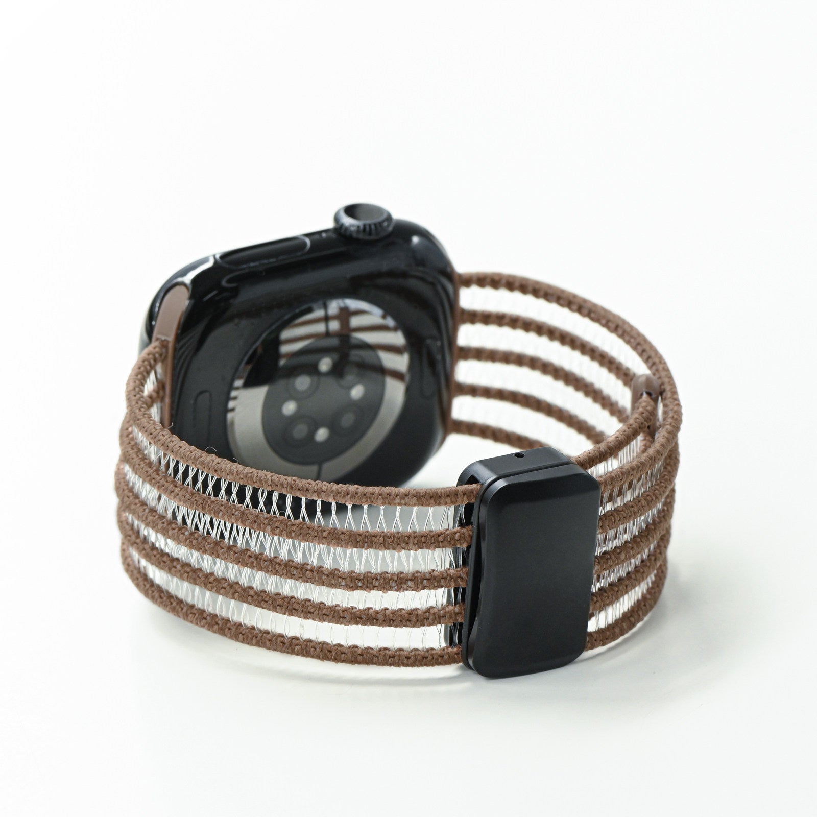 Fish Silk Mesh Breathable Magnetic Soft Strap For Apple Watch